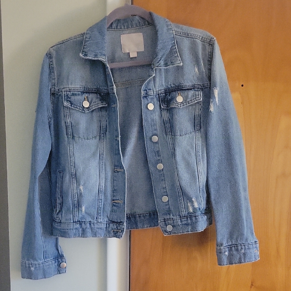 Rachel Parcell Soft Blue Denim Jacket
